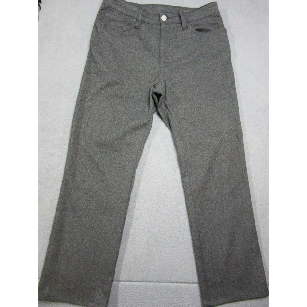 34 Heritage Pants Mens 32x28 Gray Charisma Comfort Rise Classic Career Office